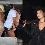 Virginia Fonseca dança música de Ana Castela em passeio de lancha com as filhas