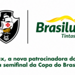 Brasilux Tintas é a patrocinadora do Vasco na semifinal da Copa do Brasil